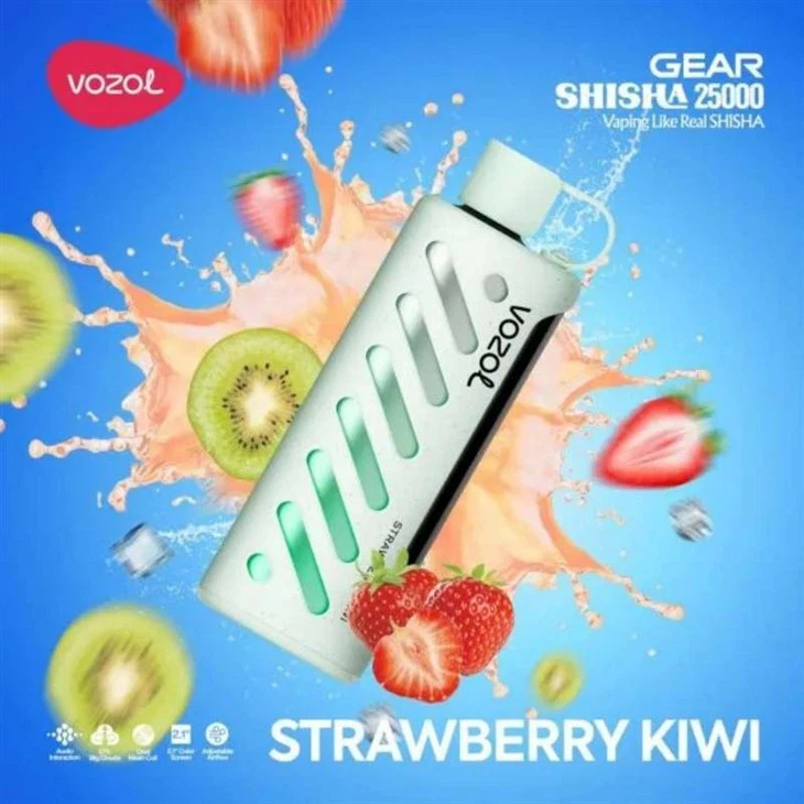 Vozol-Gear-Shisha-25000-Puffs-Disposable-Strawberry-Kiwi-VOZOL GEAR SHISHA 25000